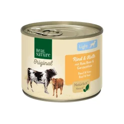 REAL NATURE Light Bœuf et veau 6x200 g^ Nourriture Humide