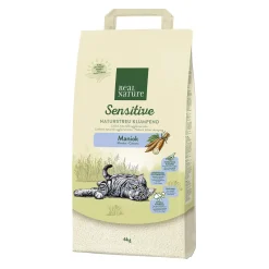 REAL NATURE Litière agglomérante Sensitive Manioc 6 kg^ Litière Pour Chat