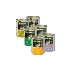 REAL NATURE Pack mixte Wilderness Adult 6 x 800 g Pack mix 1^ Nourriture Humide