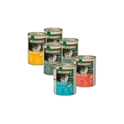 REAL NATURE Pack mixte Wilderness Adult 6 x 400 g Pack mix 2^ Nourriture Humide