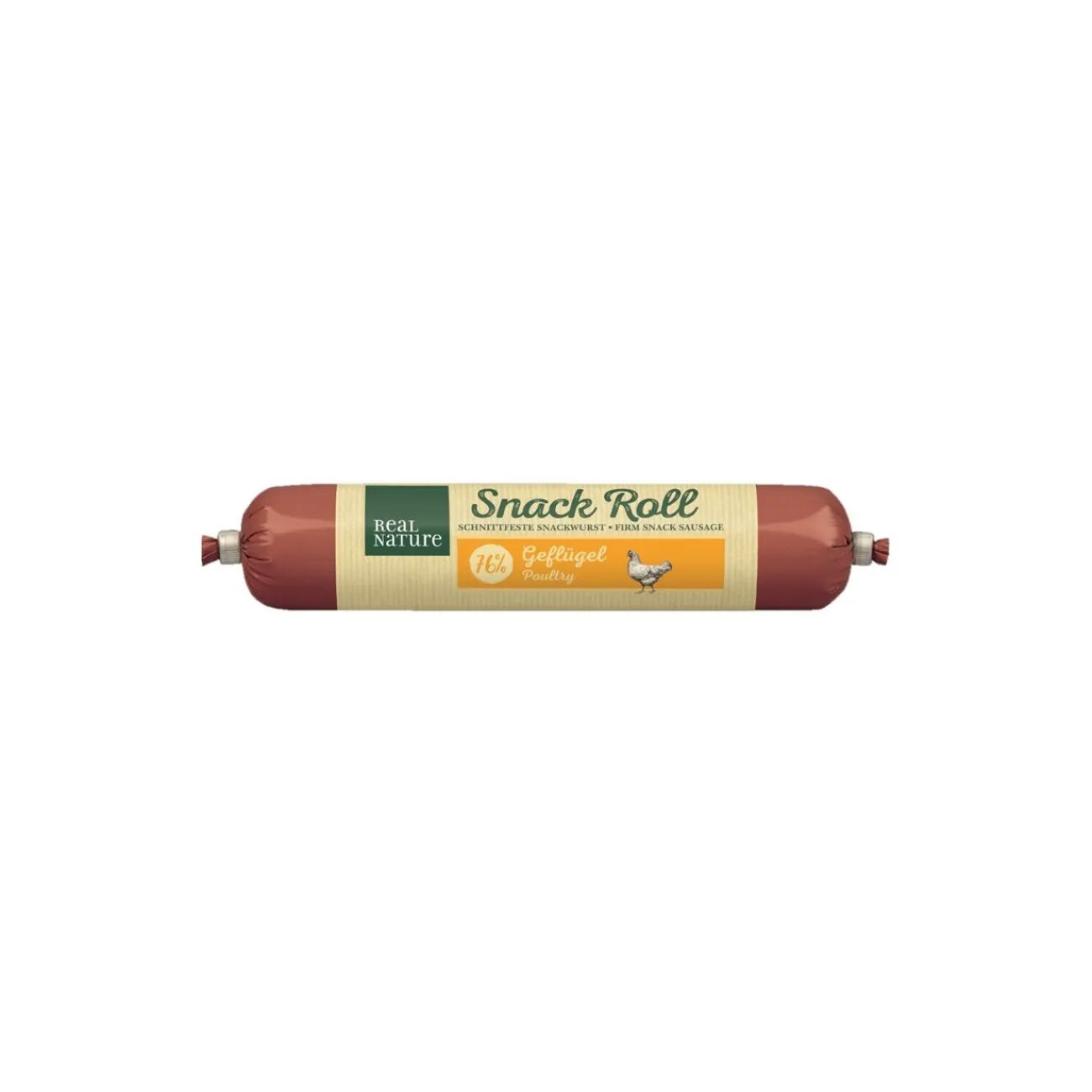 REAL NATURE Saucisse 12 x 80 g Volaille^ Friandises|Nourriture