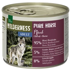 REAL NATURE WILDERNESS Adult PURE HORSE Cheval 6x200 g^ Nourriture Humide