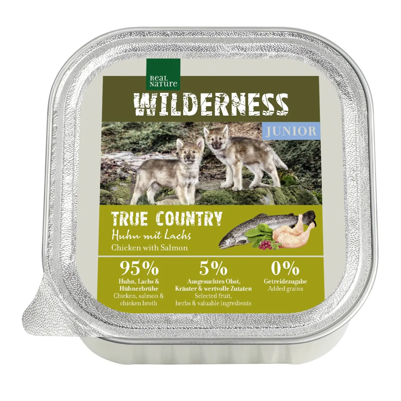 REAL NATURE WILDERNESS Junior 16x100 g^ Nourriture Humide|Nourriture
