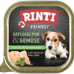 RINTI Feinest Adult Pur volaille et légumes 11x150 g^ Nourriture Humide