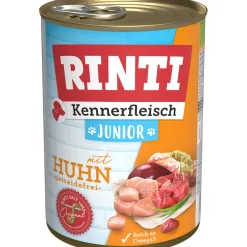 RINTI Kennerfleisch Junior 12 x 400 g Poulet^ Nourriture Humide|Nourriture
