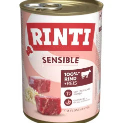RINTI Sensible 12 x 400 g Bœuf & Riz^ Nourriture Humide