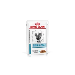 ROYAL CANIN Veterinary Skin & Coat Chat 12 x 85 g^ Nourriture Humide