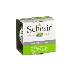 Schesir Natural 24 x 85 g Filet poulet^ Nourriture Humide