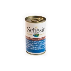 Schesir Natural 24x140g Thon aux petits anchois^ Nourriture Humide