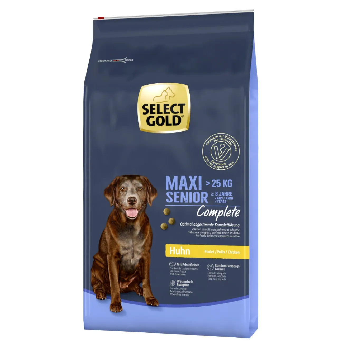 SELECT GOLD Complete Maxi Senior Poulet 12 kg^ Croquettes