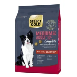 SELECT GOLD Complete Medium Adulte Bœuf 1 kg^ Croquettes