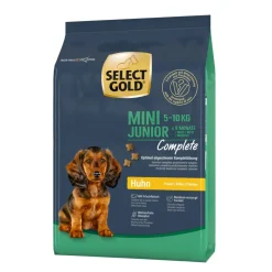 SELECT GOLD Complete Mini Junior poulet 1 kg^ Croquettes|Nourriture