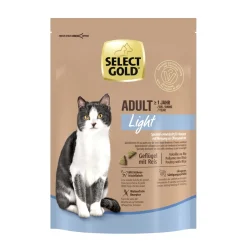 SELECT GOLD Light Adult Volaille & riz 300 g^ Croquettes Pour Chat