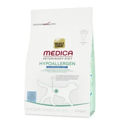 SELECT GOLD Medica Hypoallergénique réduit la calories et le saumon 2,5 kg^ Croquettes|Hypoallergénique
