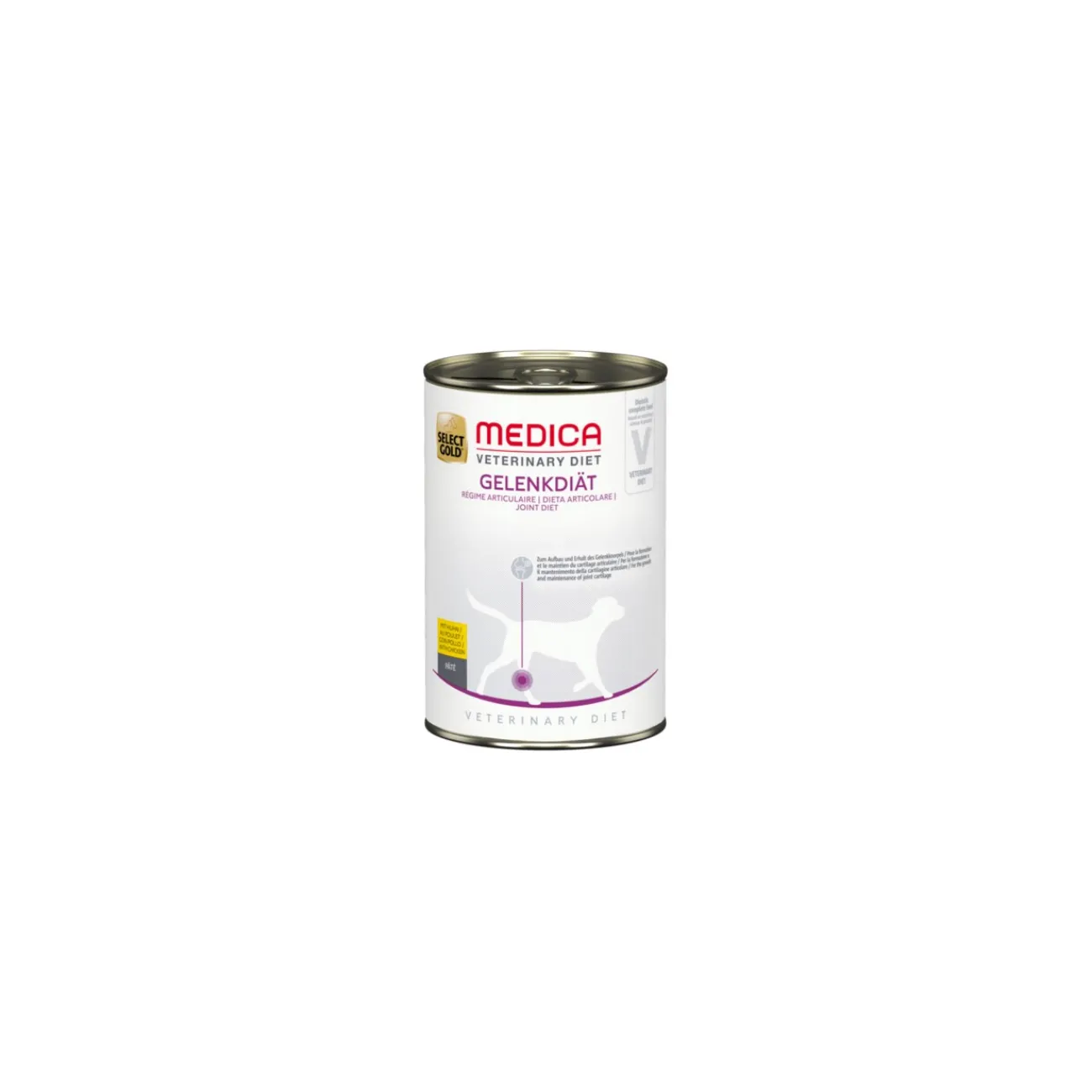 SELECT GOLD Medica Régime articulaire au Poulet 6x400 g^ Nourriture Humide