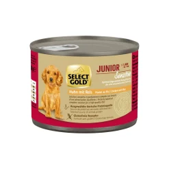 SELECT GOLD Nourriture humide Chien Sensible Junior Poulet et riz 6x200 g^ Nourriture Humide|Nourriture