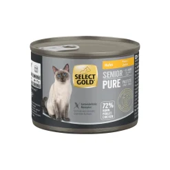 SELECT GOLD Pure Senior Paté Poulet 6x200 g^ Nourriture Humide