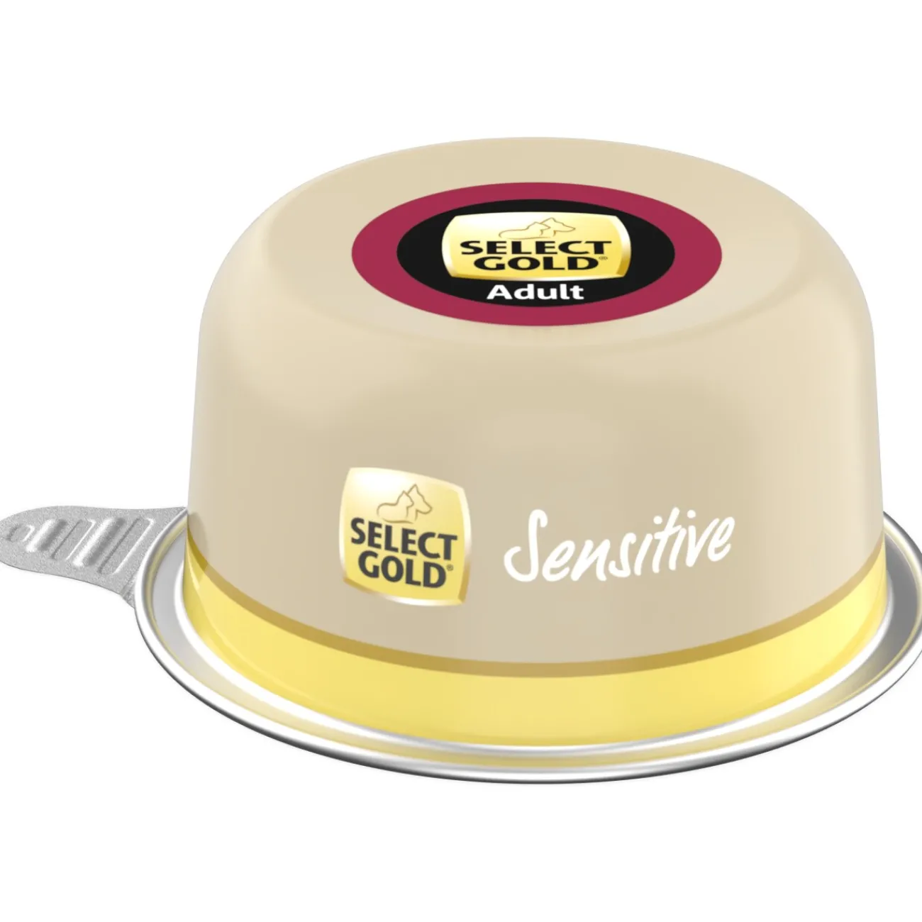 SELECT GOLD Sensitive Adulte Bœuf & Riz 10x125 g^ Nourriture Humide