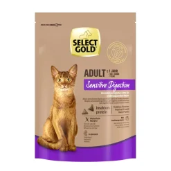 SELECT GOLD Sensitive Adult protéine d'insectes 300 g^ Croquettes Pour Chat