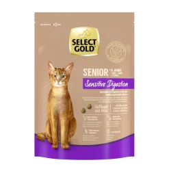 SELECT GOLD Sensitive Digestion Senior volaille et riz 300 g^ Croquettes Pour Chat