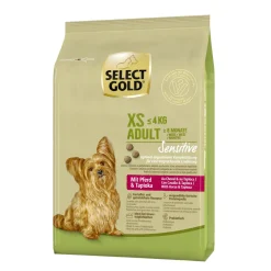 SELECT GOLD Sensitive XS Adult Cheval 1 kg^ Croquettes