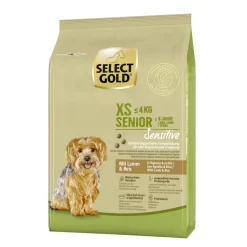 SELECT GOLD Sensitive XS Senior Agneau et riz 1 kg^ Croquettes