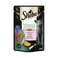 Sheba Nature’s Collection en sauce au saumon MSC 28 x 85 g^ Nourriture Humide