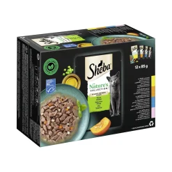 Sheba Nature’s Collection en sauce fine variété 12 x 85 g Feine Vielfalt (MSC)^ Nourriture Humide