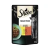 Sheba Selection en sauce au poulet et au bœuf 28 x 85 g^ Nourriture Humide