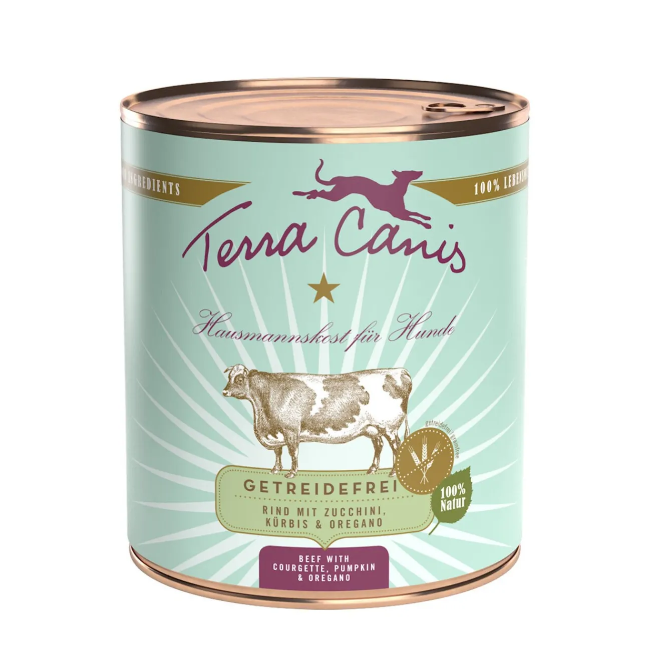 Terra Canis sans céréales Adult 6x800g Bœuf aux courgettes, à la courge et à l’origan^ Nourriture Humide