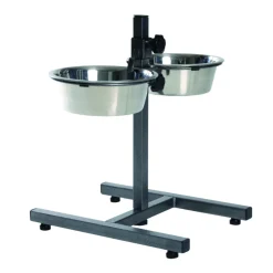 Trixie Bar à chien 2x1,8 l^ Gamelles À Nourriture