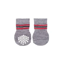Trixie Chaussettes grises pour chien^ Chaussures Pour Chien