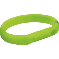 Trixie Collier lumineux Flash en silicone USB vert M-L^ Colliers|Securité Dans L'Obscurité