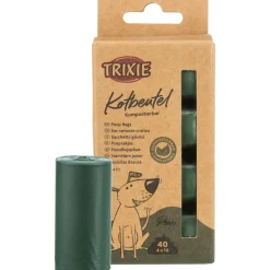 Trixie Sacs à déjections canines , compostables, 4 rouleaux x 10 sacs^ Sacs À Déjections Canines
