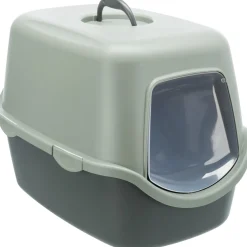 Trixie Toilettes pour chat Vico, avec capot, recyclées^ Bacs & Maisons De Toilette
