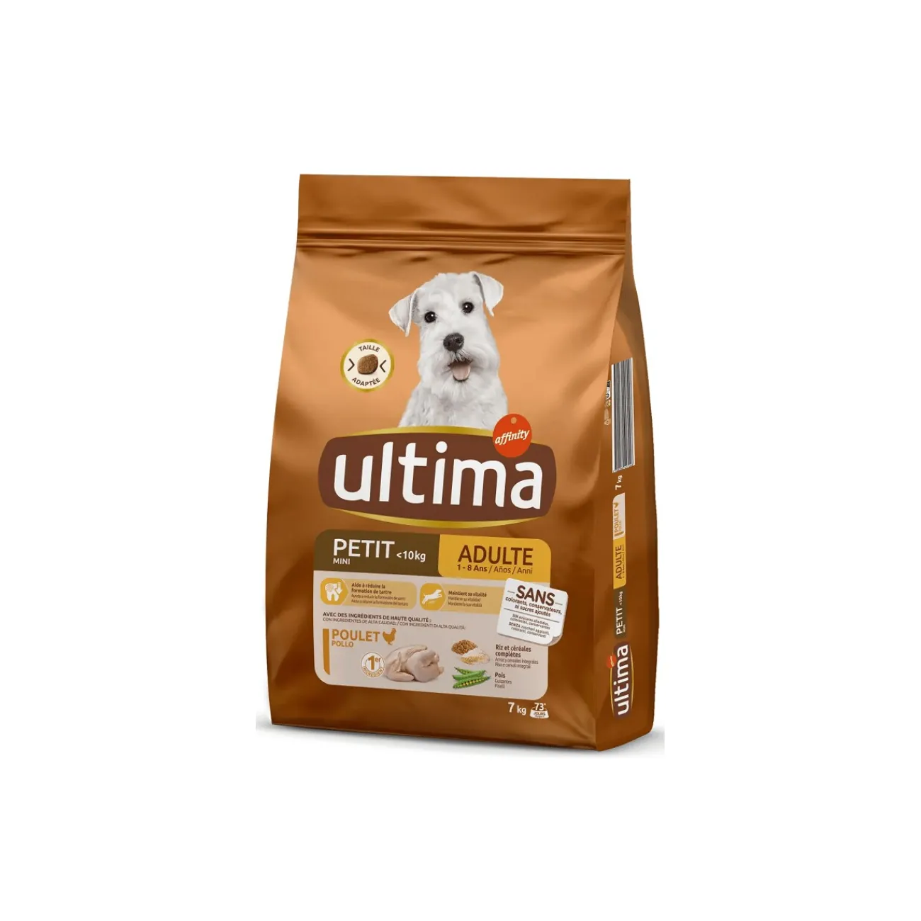 Ultima Petit Adulte avec du Poulet 7 kg^ Croquettes