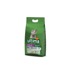 Ultima Stérilisé Adulte avec du Poulet 3 kg^ Croquettes Pour Chat