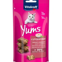 Vitakraft Cat Yums Saucisse pâté 9x40 g^ Friandises