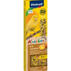 Vitakraft cracker pour canaris 4 x 2 Œuf - graines de graminées^ Friandises