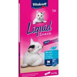 Vitakraft Friandise liquide Cat 11x6 pièces au saumon 66x15 g^ Friandises