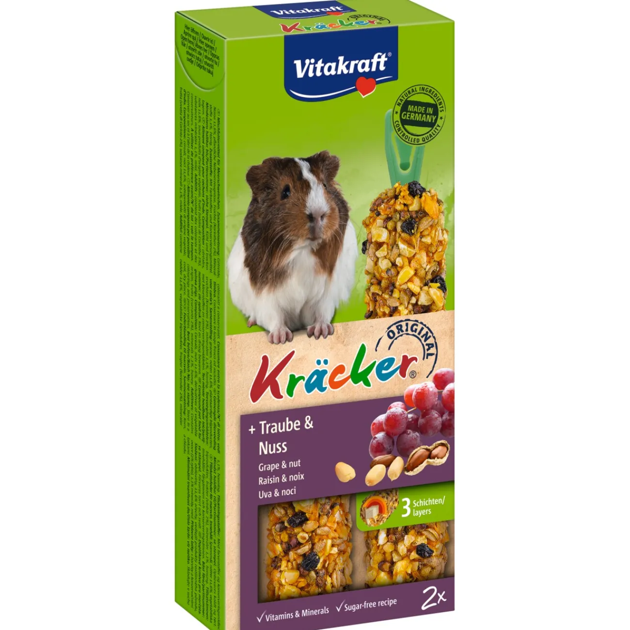 Vitakraft Vitacraft Cracker Cochon d’Inde 3 x 2 pièces^ Friandises