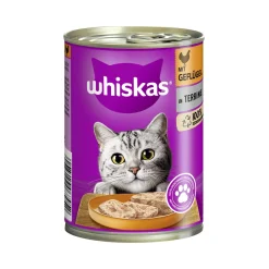 Whiskas Adult 1+ Terrine 12 x 400 g Volaille^ Nourriture Humide