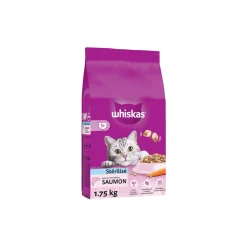 Whiskas Croquettes au saumon pour chat adulte stérilisé 1,75kg^ Croquettes Pour Chat