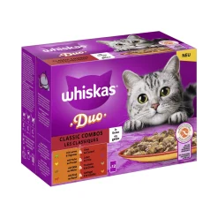 Whiskas Duo Multipack Classic Combos en gelée 12 x 85 g^ Nourriture Humide