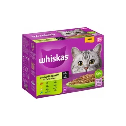 Whiskas Multipack 7+ sélection de poisson en sauce 12 x 85 g^ Nourriture Humide