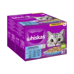 Whiskas Multipack 1+ Sélection de poisson en gelée 24x85 g^ Nourriture Humide