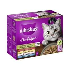 Whiskas Pure Delight Ragoût Mixte en Gelée Multipack 12x85g^ Nourriture Humide