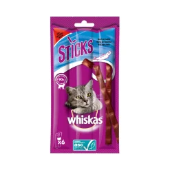 Whiskas Sticks 14 x 6 pièces Saumon^ Friandises