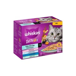 Whiskas Tasty Mix Fish of the Day en sauce 12 x 85 g^ Nourriture Humide