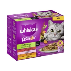 Whiskas Tasty Mix Multipack Chef’s Choice en sauce 12x85 g^ Nourriture Humide